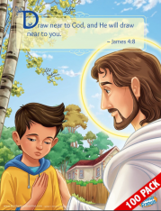 100-Pack of Brother Francis Mini Poster - Examination of Conscience (Boy)